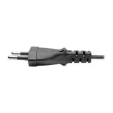 Tripp-Lite P059-006 | European Computer Power Cord, C7 to Schuko, 2.5A, 250V, 18 AWG, 6 ft. (1.83 m), Black