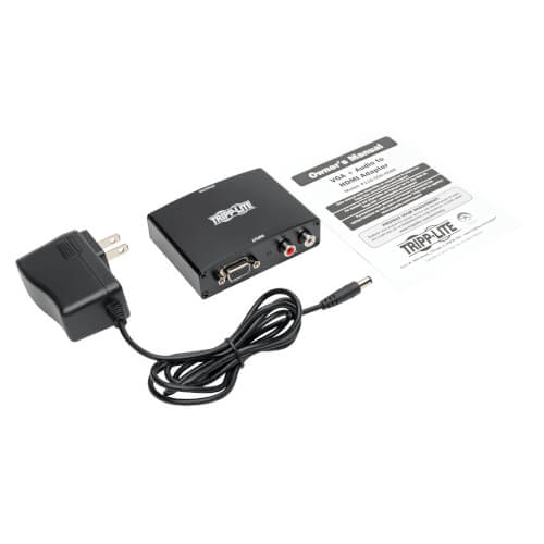 Tripp-Lite P116-000-HDMI | VGA with Audio to HDMI Converter, Adapter for Stereo Audio and Video