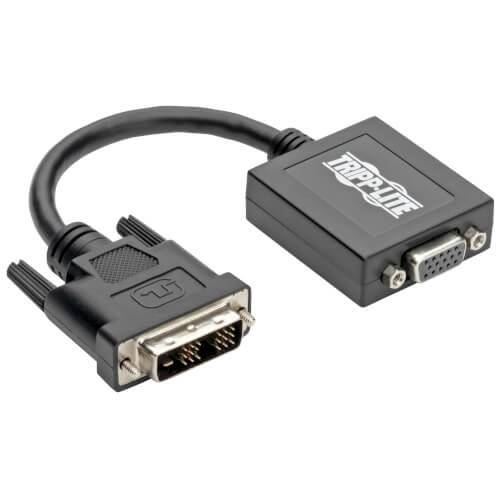 Tripp-Lite P120-06N-ACT | DVI-D to VGA Active Adapter Converter Cable, 1920x1200, 6-in. (15.24 cm)