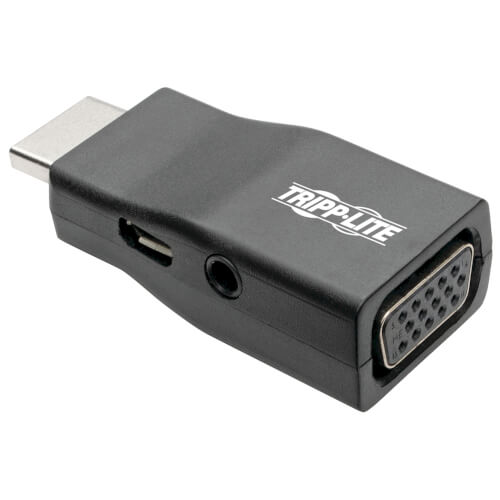 Tripp-Lite P131-000-A | Compact HDMI to VGA Adapter Video Converter with Audio (M/F)