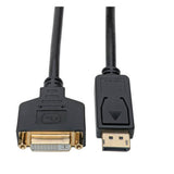 Tripp-Lite P134-001-GC | DisplayPort to DVI Adapter Video Converter, Black (M/F), 1 ft. (0.31 m)