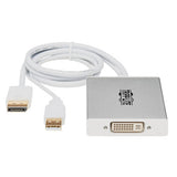 Tripp-Lite P134-06N-DVI-DL | DisplayPort to DVI Dual-Link Active Adapter Video Converter (M/F), 6-in. (15.24 cm)