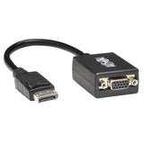 Tripp-Lite P134-06N-VGA-BP | DisplayPort to VGA Active Adapter Video Converter (M/F), 6-in. (15.24 cm), 50 Pack