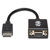 Tripp-Lite P134-06N-VGA-BP | DisplayPort to VGA Active Adapter Video Converter (M/F), 6-in. (15.24 cm), 50 Pack