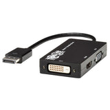 Tripp-Lite P136-06NHDV4KBP | DisplayPort to VGA/DVI/HDMI All-in-One Converter Adapter, DP ver 1.2, 4K 30 Hz HDMI, 50 pack