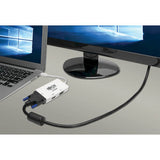 Tripp-Lite P137-06N-HDV4K6 | Keyspan Mini DisplayPort to VGA/DVI/HDMI All-in-One Video Converter Adapter, 4K 60 Hz HDMI, DP 1.2, White, 6 in.