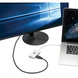 Tripp-Lite P137-06N-HDVW | Keyspan Mini DisplayPort to VGA/DVI/HDMI All-in-One Video Converter Adapter, White, 6-in. (15.24 cm)