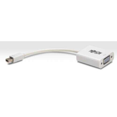 Tripp-Lite P137-06N-VGA-BP | Keyspan Mini DisplayPort to Active VGA Adapter, Video Converter (M/F), Black, 6-in. (15.24 cm), 50 pack