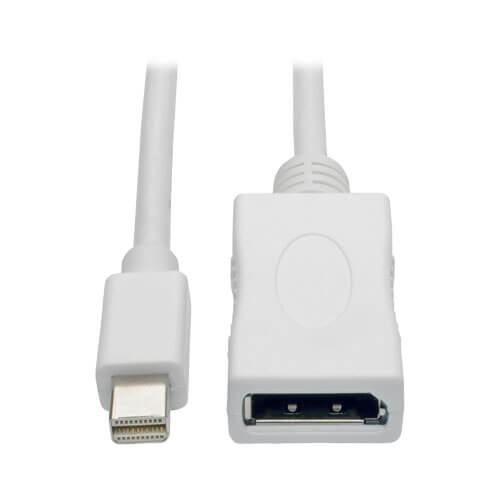 Tripp-Lite P139-010-DP-V2B | Keyspan Mini DisplayPort to DisplayPort Adapter Cable (M/F), 4K 60 Hz, DP 1.2, HDCP 2.2, 10 ft. (3.1 m)
