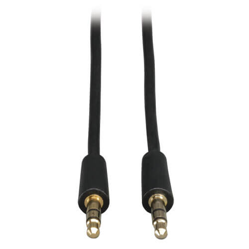 Tripp-Lite P312-025 | 3.5mm Mini Stereo Audio Cable for Microphones, Speakers and Headphones (M/M), 25 ft. (7.62 m)