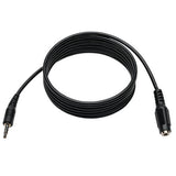 Tripp-Lite P318-006-MF | 3.5 mm Mini Stereo Audio 4-Position TRRS Headset Extension Adapter Cable (M/F), 6 ft. (1.8 m)