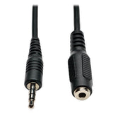 Tripp-Lite P318-006-MF | 3.5 mm Mini Stereo Audio 4-Position TRRS Headset Extension Adapter Cable (M/F), 6 ft. (1.8 m)
