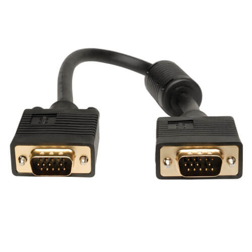 Tripp-Lite P502-001 | VGA High-Resolution RGB Coaxial Cable (HD15 M/M)), 1 ft. (0.31 m)