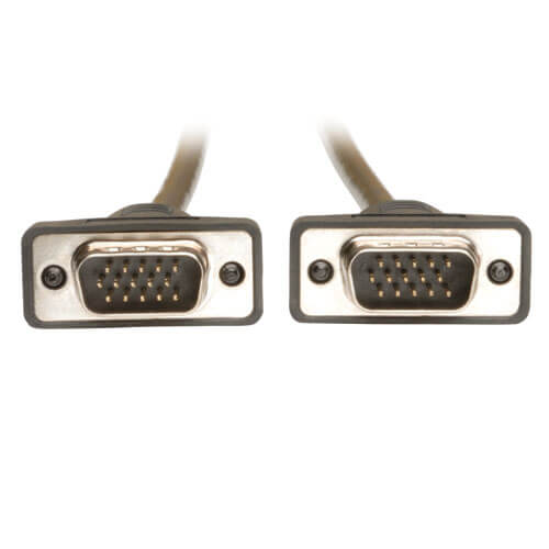 Tripp-Lite P502-003-SM | Low-Profile VGA High-Resolution RGB Coaxial Cable (HD15 M/M)), 3 ft. (0.91 m)