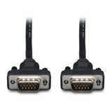 Tripp-Lite P502-006-SM | Low-Profile VGA High-Resolution RGB Coaxial Cable (HD15 M/M)), 6 ft. (1.83 m)