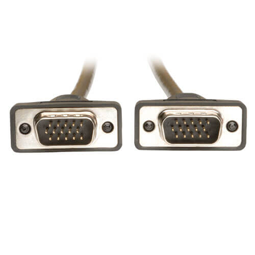 Tripp-Lite P502-010-SM | Low-Profile VGA High-Resolution RGB Coaxial Cable (HD15 M/M)), 10 ft. (3.05 m)
