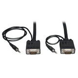 Tripp-Lite P504-050 | VGA High-Resolution RGB Coaxial Cable with Audio (HD15 and 3.5mm M/M), 50 ft. (15.24 m)