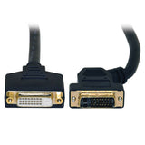 Tripp-Lite P562-001-45L | DVI Dual-Link Extension Adapter Cable with 45-Degree Left Plug (DVI-D M/F), 1 ft. (0.3 m)