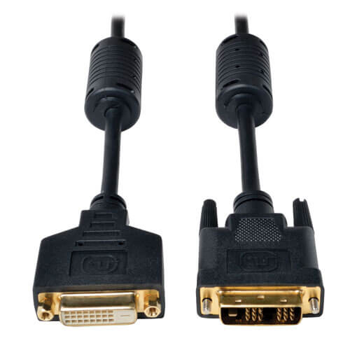 Tripp-Lite P562-006-SL | DVI Single Link Extension Cable, Digital TMDS Monitor Cable (DVI-D M/F), 6 ft. (1.83 m)