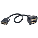 Tripp-Lite P564-001 | DVI Y Splitter Cable, Digital Monitors (DVI-D M to 2x F), 1 ft. (0.31 m)
