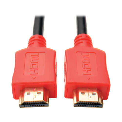 Tripp-Lite P568-006-RD | High-Speed HDMI Cable, Digital Video and Audio, UHD 4K (M/M), Red, 6 ft. (1.83 m)