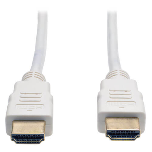 Tripp-Lite P568-006-WH | High-Speed HDMI Cable, Digital Video with Audio, UHD 4K (M/M), White, 6 ft. (1.83 m)