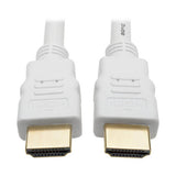 Tripp-Lite P568-010-WH | High-Speed HDMI Cable, Digital Video with Audio, UHD 4K (M/M), White, 10 ft. (3.05 m)