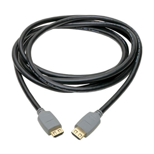 Tripp-Lite P568-03M-2A | 4K HDMI Cable (M/M) - 4K 60 Hz, HDR, 4:4:4, Gripping Connectors, Black, 3 m