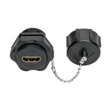 Tripp-Lite P569-000-FF-IND | 4K HDMI Coupler with Ethernet (F/F), Industrial High Speed, 4K 60 Hz, HDR, IP68 Rated, Dust Cap