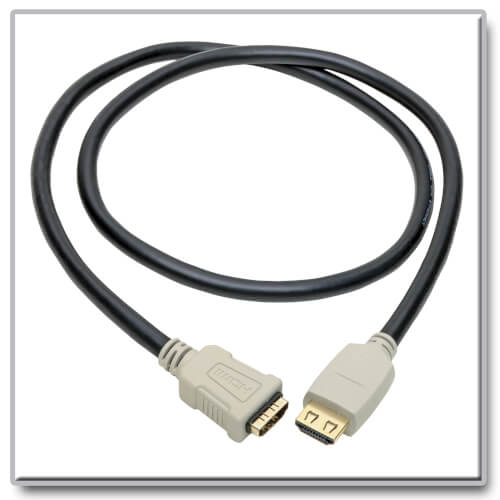 Tripp-Lite P569-003-2B-MF | High-Speed HDMI Extension Cable (M/F) - 4K 60 Hz, HDR, 4:4:4, Gripping Connector, 3 ft.