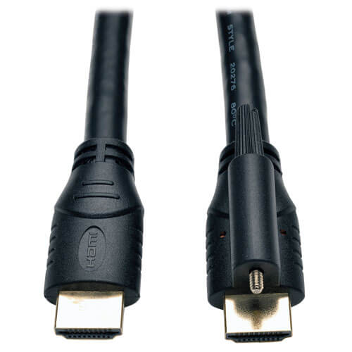 Tripp-Lite P569-006-LOCK | High Speed HDMI Cable with Ethernet and Locking Connector, UHD 4K, 24AWG (M/M), 6 ft. (1.83 m)
