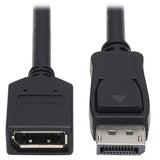 Tripp-Lite P579-010 | DisplayPort Extension Cable with Latch, 4K @ 60 Hz, HDCP 2.2 (M/F),10 ft. (3.05 m)