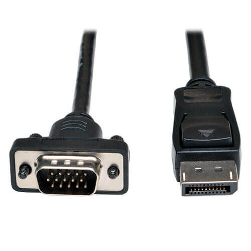 Tripp-Lite P581-010-VGA | DisplayPort to VGA Active Adapter Cable (DP with Latches to HD15 M/M), 10 ft. (3.1 m)