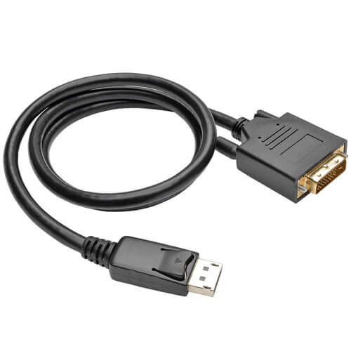 Tripp-Lite P581-003-V2 | DisplayPort 1.2 to DVI Active Adapter Cable (DP with Latches to DVI-D Dual Link M/M), 3 ft. (0.9 m)