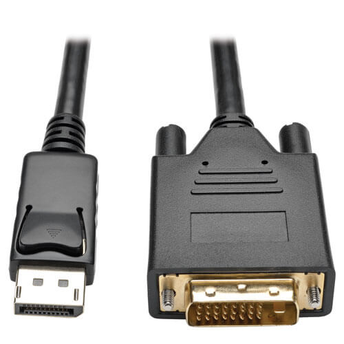 Tripp-Lite P581-003-V2 | DisplayPort 1.2 to DVI Active Adapter Cable (DP with Latches to DVI-D Dual Link M/M), 3 ft. (0.9 m)