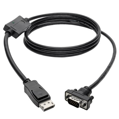 Tripp-Lite P581-003-VGA | DisplayPort to VGA Active Adapter Cable (DP with Latches to HD15 M/M), 3 ft. (0.9 m)