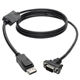 Tripp-Lite P581-003-VGA | DisplayPort to VGA Active Adapter Cable (DP with Latches to HD15 M/M), 3 ft. (0.9 m)