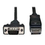 Tripp-Lite P581-006-VGA | DisplayPort to VGA Active Adapter Cable (DP with Latches to HD15 M/M), 6 ft. (1.8 m)