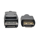 Tripp-Lite P582-006-HD-V2A | DisplayPort 1.2 to HDMI Active Adapter Cable (M/M), 4K 60 Hz, Gripping HDMI Plug, HDCP 2.2, 6 ft. (1.8 m)