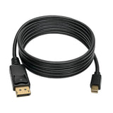 Tripp-Lite P583-006-BK | Mini DisplayPort to DisplayPort Adapter Cable (M/M), 4K 60 Hz, Black, 6 ft. (1.8 m)