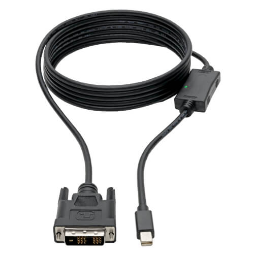 Tripp-Lite P586-010-DVI | Mini DisplayPort 1.2 to DVI Active Adapter Cable (M/M), 1080p, 10 ft. (3.1 m)