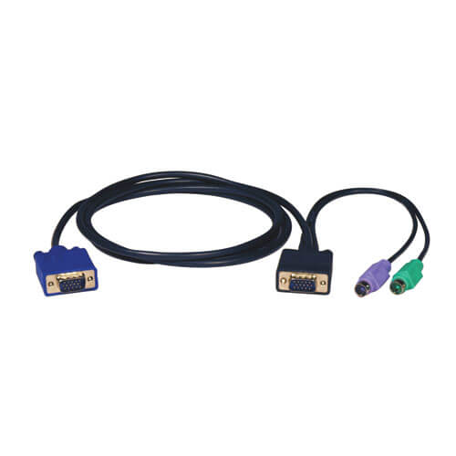 Tripp-Lite P750-015 | PS/2 (3-in-1) Cable Kit for KVM Switch B004-008, 15 ft. (4.57 m)