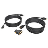 Tripp-Lite P782-010-DH | HDMI/DVI/USB KVM Cable Kit, 10 ft. (3.05 m) - USB 2.0, 4K 60Hz