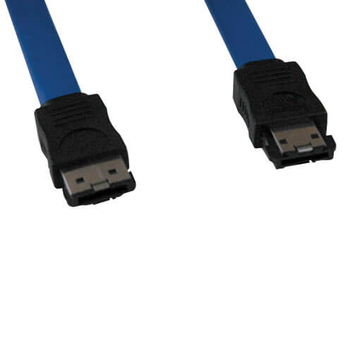 Tripp-Lite P950-18I | eSATA, SATA-II External Signal Shielded Cable (7Pin/7Pin), 18-in. (45.72 cm)
