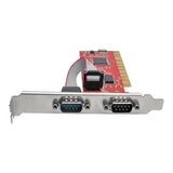 Tripp-Lite PCI-D9-02 | 2-Port DB9 (RS-232) Serial PCI Card with 16550 UART, Full Profile