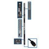 Tripp-Lite PDU3EVN10H50B | 14.5kW 3-Phase Monitored PDU, LX Interface, 200-240V Outlets (42 C13/6 C19), LCD, Hubbell CS8365C, 3.05 m (10 ft.) Cord, 0U 1.8m/70 in. Height, TAA