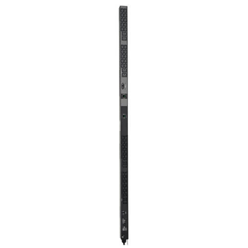 Tripp-Lite PDUMV32HV | 7.7kW Single-Phase Metered PDU, 200-240V Outlets (8 C19 and 40 C13), IEC-309 32A Blue Input, 10 ft. (3.05 m) Cord, 0U Vertical, TAA, 70 in.