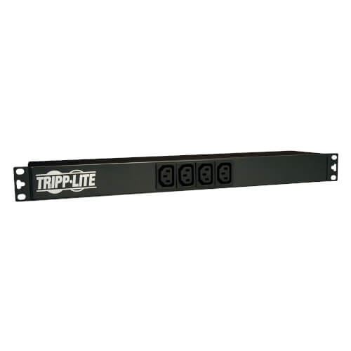 Tripp-Lite PDUNV | 1.9-3.8kW Single-Phase 120-240V Basic PDU, 14 Outlets (12 C13 & 2 C19), C20 with 5 Adapters, 10 ft. (3.05 m) Cord, 1U Rack-Mount