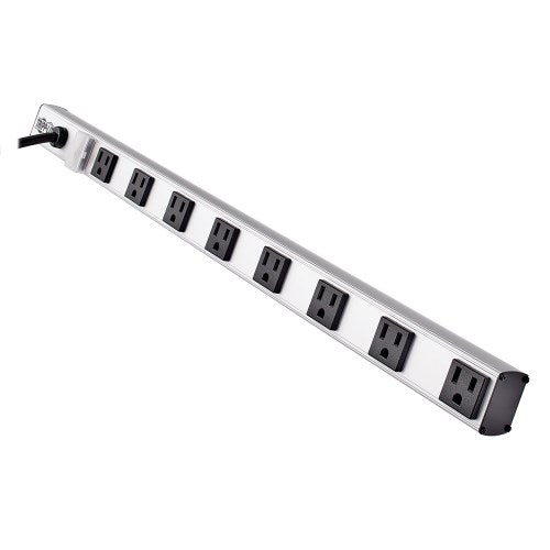 Tripp-Lite PS2408RA | 8 Right-Angle Outlet Vertical Power Strip, 120V, 15A, 15 ft. (4.57 m) Cord, 5-15P, 24 in.