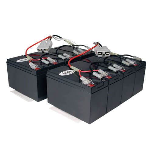 Tripp-Lite RBC12A | UPS Replacement Battery Cartridge Kit (2 sets of 4) for select APC UPS